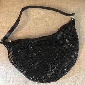 Black sequin purse, never used